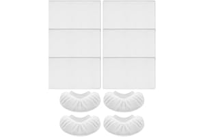 WOKEEPOW 6+4 Stück Universal Dampfreiniger Tücher, Dampfreiniger Mikrofaser Ersatztücher für Handdampfreiniger, Ersatzbezüge Zubehör Microfiber Cloth (Groß + Klein)