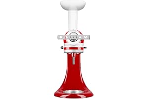 ‎KITCHENAID KitchenAid Zubehör Fleischwolf - 5KSMFGCA - Zerkleinerer für Kitchen aid Küchenmaschine - Gemüsezerkleinerer - mit Spritzgebäckvorsatz in 5 Formen