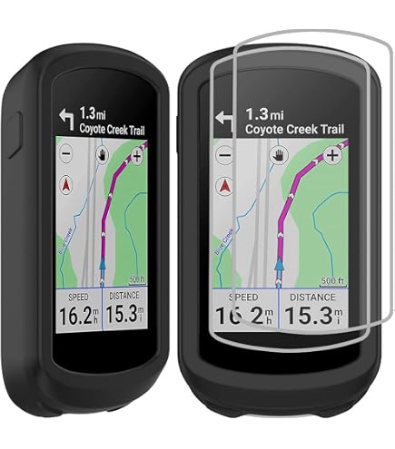 CZhkg Custodia Compatibile con Garmin Edge Explore 2 Cover,Silicone Protettivo Case GPS Bike Computer Case Copertura Resistente Shell per Garmin Edge Explore 2 Accessori (blu