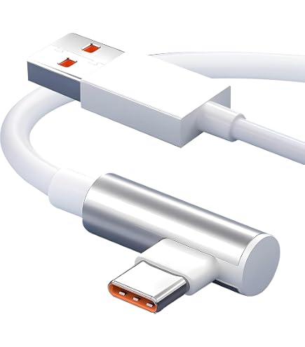 Câble USB Type C Charge Rapide 120W – 10A, Longueur 1m50 – Blanc Neuf Pour Samsung Et Autres