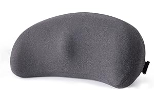 Oule GmbH Lendenkissen, Lendenstützkissen - Memory Foam Lendenkissen Rückenkissen - Ideales Rückenkissen für Bürostühle, Rollstühle und Autositze
