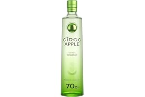 Ciroc Apple Flavoured Vodka | 37.5% vol | 70cl | Juicy Taste of Bright Green Apples | Hints of Vanilla & Citrus | For a Mixed Drink or Cocktails | Elegantly Smooth