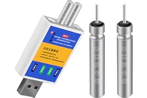 DZAY Elektronisches Schwimmer Ladegerät Aufladbar Batterie für LED Angelposen Leuchtpose,CR 425 Akku mit USB Ladegeraet für Angelposen Angeln Schwimmer Batterie