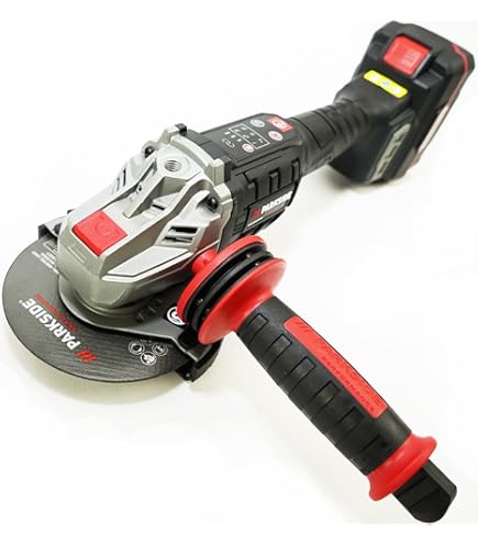 Smerigliatrice Angolare Senza Fili WORKPRO 20V - Con Batteria 4.0Ah, 5 Dischi, Leggera E Potente