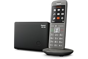 Gigaset CL660 - cordless con vivavoce, dispaly a colori, collegabile al PC tramite la porta micro USB, Nero [Versione Italiana]