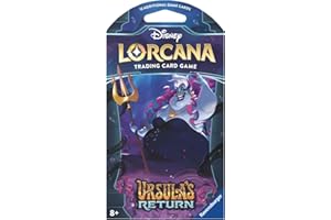 Ravensburger Disney Lorcana Trading Cards Game for Adults and Kids 8 Years Up - Sleeved Booster (1 Individual Pack) - Set 4: Ursula's Return