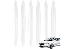 KMZ 6 Pcs Car Side Door Edge Protector Crash Scratch Guard Strips Car Door Protector Strips Car Door Buffer Trim Car Door Anti-collision Strip for All Car and Truck Doors (Transparent)