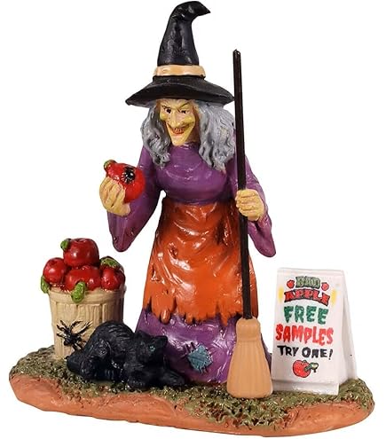 Lemax Brooms To Go Spooky Town #43702 Witches