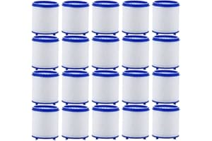 yufana 20 Stück Wasserhahnfilter, Wasserfilter Wasserhahn aus Baumwolle, Kalkfilter Wasserhahn, für Küchenarmaturen und Badezimmerduschen