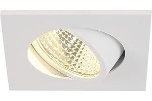 SLV KIT NEW TRIA LED 3W DL CARRE, encastré, blanc mat, 3W, 3000K , 38 °, ali