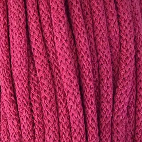 5m Baumwollkordel (0,40€/m) 5mm breit- 146- pink - 2