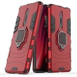Cover per Xiaomi Mi 9T/Mi 9T Pro con Anello, Custodia Supporto Magnetica Rigida Resistente Antiurto Doppio Strato Protettiva 