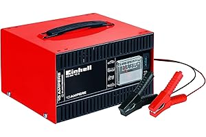 ‎EINHELL Einhell Batterie-Ladegerät CC-BC 10 E (12 V, f. Batterien von 5-200 Ah, Ladeelektronik, Stahlblechgehäuse, inkl. Ladeleitung m. Polzangen)