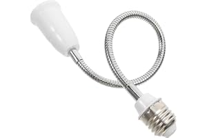 Generic Ljusuttag Förlängare med Flexibel Arm Roterbar Glödlampsadapter för Höga Tak Inomhus och Utomhus Multifunktionell Bel