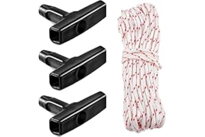 E-RFSEY Starter Rope 10 Metres 3.0 mm Pull Cord with 3 Pieces Starter Handle for Lawn Mower Chainsaw Trimmer Edger Brush Cutter Engine Parts