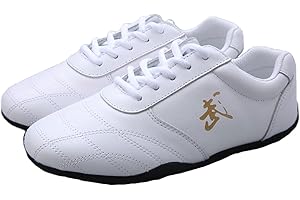 ForceRoute Scarpe Taekwondo,Tai Chi Scarpe,Kung Fu Scarpe,Scarpe Arti Marziali,Scarpe da Karate,Traspirante,Leggere,Uomo Donna,Bambini Adulti,per Wing Chun,Qigong,per Esercizi mattutini,Boxe