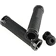 FASTPED® Pair Cycling Lock-on Anti-Slip Bicycle Handlebar Handle Grip for MTB Black Handle Grip for Cycle - Non-Slip and Firm, Handles Grips for Beach Cruiser Razor Scooter BMX MTB