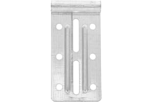 BESTonZON Soporte Superior Para Puerta De Garaje Accesorio De Bisagra Compatible Con Puertas Residenciales Fácil Instalación Repuesto Duradero 4.72X2.36 Pulgadas