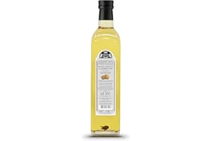 ‎VALNERINA TARTUFI Valnerina Tartufi weißes Trüffelöl 500ml White Truffle Oil, Olivenöl mit schwarzem Trüffelaroma und echtem Trüffel, Öl zum Kochen und Würzen, Flasche 500 ml