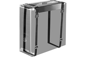 RICOO Uchwyt na komputer do montażu pod biurkiem, do montażu pod komputerem, TRH-11, CPU, do 10 kg, stojący/leżący, pod stojakiem, do montażu w pionie/poziomie