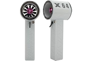 ELPRICO Asciugatore per Auto, Ventilatore a 11 Pale Turbo Violento con 8000 MAh, Ventilatore a Getto per Condotto con Motore Senza Spazzole con Spinta da 1400 G (Bianco e nero)