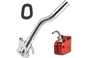 DNGH Beccuccio Tanica Benzina Metallo Becco Flessibile per Tanica di Carburante per 5 10 20 Litri Serbatoio Carburante
