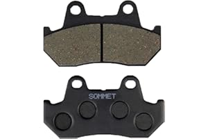 SOMMET 1 Paar Motorrad Bremsbeläge Vorne für Honda CN 250 SPAZIO/Helix (H-X) (1986-1998)
