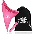 SMEKLYN Female Urination Device Women Pee Funnel Reusable Silicone Urine Cup Female Urinal Post Surgery Pee Standing Up Perfect for Camping Hiking Travel Road Trip Accessories-Plus Size