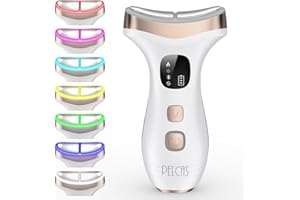 ‎PELCAS PELCAS Gesichtsmassagegerät Gegen Falten Gesicht Schönheit Gerät mit 3 Modi Beauty Gesichtsgerät 16℃ Kalte & 46℃ Wärme für Hautstraffung & Lifting EMS Gesichtsmassage für Damen Herren V Face Gerät