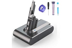 6000mAh V7 Akku, FLYLINKTECH 21.6V 6000mAh Dyson V7 Ersatzakku, Li-Ionen Dyson V7 Ersatzakku für Dyson V7 Animal V7 Motorhead Pro V7 Trigger V7 Fluffy V7 Mattress V7 Absolute Staubsauger