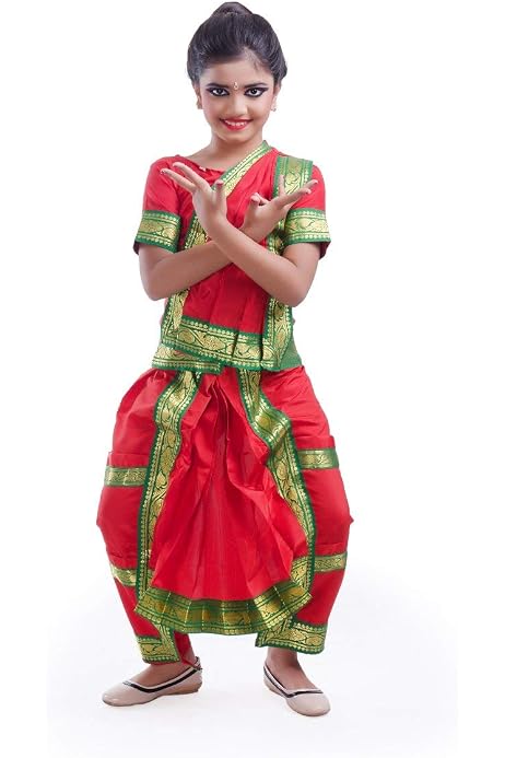 Fancydresswale Bharatnatyam Dance Dress 