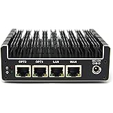 Protectli Vault FW4C - 4 Port, Firewall Micro Appliance/Mini PC - Intel J3710, 2.5G Ports, AES-NI, 4GB DDR3 RAM, 32GB SSD