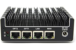 Protectli Vault FW4C - 4 Port, Firewall Micro Appliance/Mini PC - Intel J3710, 2.5G Ports, AES-NI, 8GB DDR3 RAM, 120GB SSD