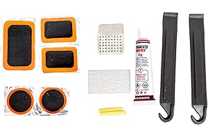 CARALL Kit Riparazione Camera d'Aria Bici, Confezione da 12 Pezzi