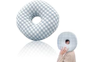 ‎FOGARI FOGARI Piercing Kissen mit Loch,Donut Kissen Hervorragende Elastizität, Ringkissen zur Linderung von Ohrenschmerzen bei Seitenschläfern, Atmungsaktives Ohrpiercing Kissen