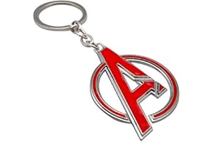 CARTOON GROUP MV15579 Porte-clés logo Avengers Marvel en métal 14 x 9,5 cm, Red