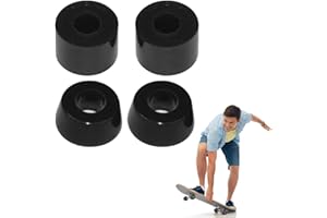 QEEROYO 4 Pièces Skateboard Bushings, Bagues de Planche à roulettes, Bagues Trucks Skateboard, Longboard Bushings, Roues de Skate Longboard pour Planche À roulettes Camions, Skateboard Truck Bushing