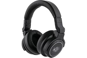 LINSOUL Kiwi Ears Aventus Bluetooth 5.4 Over-Ear-Kopfhörer,Kabellose DJ-Studiomonitor-Kopfhörer,Dual-Gaming-Kopfhörer mit Dynamischem Treiber und Hybrid-ANC,82H Spielzeit für Podcast Gaming Gitarre