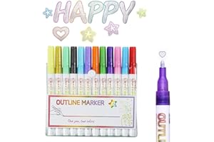 Jerpsen Mit dem sticker stechen die markierungen aus, und mit dem zeilensymbol der doppellinie erscheinen die markierungen für das papie (12 PCS)