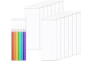 KNR HARMONY Bolsas de celofán resellables largas 8x20cm 100 bolsas de adhesivas transparentes 50µm Bolsas de polietileno OPP para Velas Joyas Collares Bocadillos Regalo (3 Tamaños a Elegir)