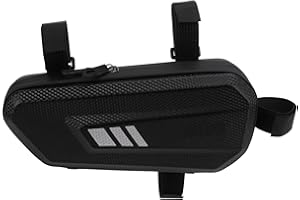 AMONIDA Motorrad-Aufbewahrungstasche, Motorrad-Seitentasche aus PU-Leder, wasserdichte Hartschale, fest für Motorradträger