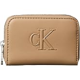 Calvin Klein BOLD CK MEDIUM ZIP AROUND Kadın C&uuml;zdan Tannin OS