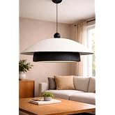 Wabi Sabi Karbon Beton Avize 48x85 cm &ndash; El Yapımı Modern Sarkıt Tavan Lambası, B&uuml;y&uuml;k Boy Dekoratif Aydınlatma, E27 Uyumlu, Sa