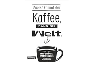 Typo-Sprüche-Kalender s/w Wochenplaner 2025 - mit 53 witzigen Sprüchen: Praktischer Terminkalender zum Aufhängen mit coolen Sprüchen. Wochenkalender ... gestaltet (Wochenplaner Harenberg)