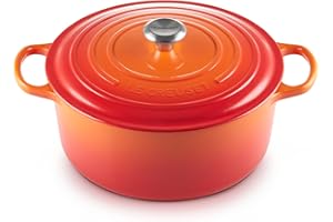 Le Creuset Signature Enamelled Cast Iron Round Casserole Dish With Lid, 30 cm, 8.1 Litres, Volcanic, 21177300902430