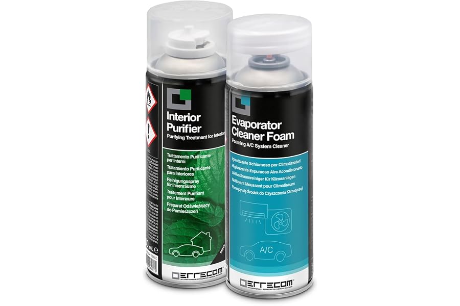 Errecom Total Care, Tratamiento purificador completo para sistemas de climatización de los autovehículos y habitáculos, fraga