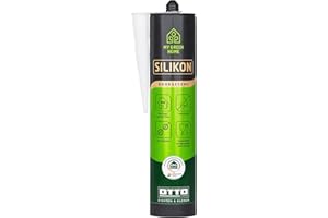 My Green Home Silikon 300ml Transparent - Für Fugen innen & außen - Sicher gegen Schimmel & ideal für Bad, Küche & Wohnbereich - Geruchs- & Schadstoffarm