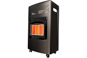 TroniTechnik® Heizgerät 4200 Watt 3 Stufen Gasheizofen Gasheizgerät Gasheizer Keramik Gasofen Gasstrahler für Gasflasche Propangas Heizer, Heizung inkl. Gasdruckregler mobil energiesparend