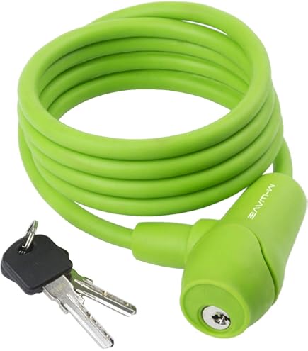 Candado para bicicleta infantil, cable con soporte para niños