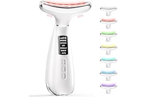 OUSI Gesichtsmassagegerät Gegen Falten Massagegerät Gesicht: 7 Farbiger Face Massager 6 Modi 4 Stufen - 42°C EMS Gerät Gesicht Massage für Hautpflege Straffung Verbesserung der Haut geeignet V Face Beauty